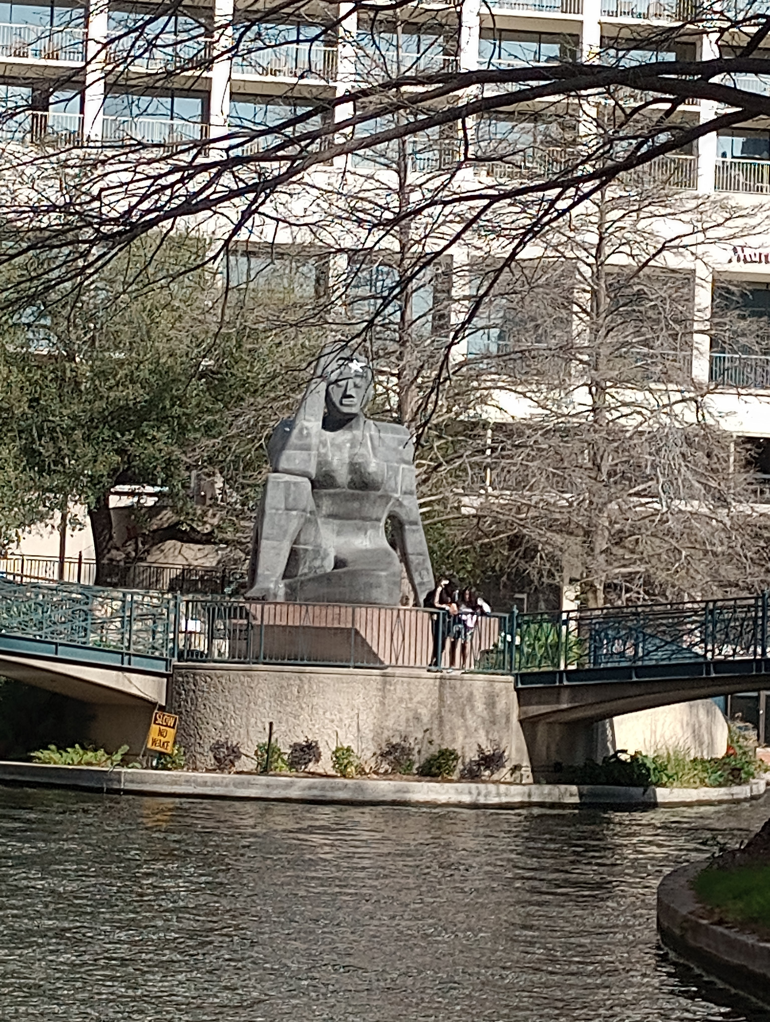 Riverwalk Bench Lady